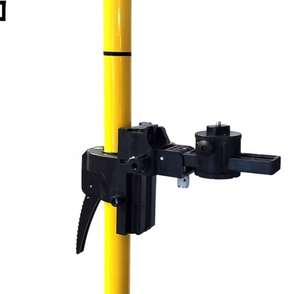 Trépied en aluminium de 4 mètres de qualité supérieure, à commande directe d'usine, avec tige télescopique avant et support de plafond extensible pour niveau laser - Product Image 2