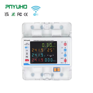 <span class=keywords><strong>Disjoncteur</strong></span> intelligent Tuya WiFi 100A 380V <span class=keywords><strong>triphasé</strong></span> quatre fils avec réenclencheur automatique et mesure bidirectionnelle PV - Product Image 1
