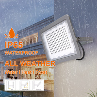 KCD 2200k Smart 100w 200 Watt Détecteur de mouvement Extérieur Sécurité Projecteur LED Blanc Froid Blanc Extérieur Paysage LED Projecteur
