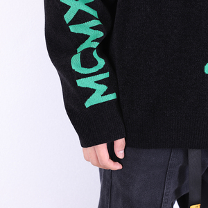 Suéter personalizado OEM para hombre, jersey de cuello redondo, jersey de manga larga Jacquard con estampado de animales, suéter de punto de alta calidad para hombre - Product Image 5