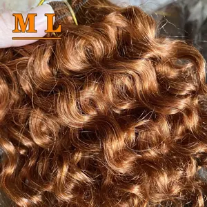 Muñecas extensiones de cabello pelo de cabra trama 9 ''longitud yak pelo de cola de tipo rizado