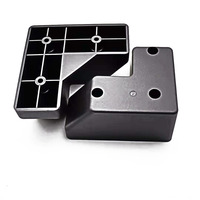 Pieds en plastique de 50 mm pour pieds de canapé, pieds de meubles, canapé-lit, chaise de café, table, vaisselle pour la décoration de la maison