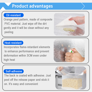 Carta da Parati in Alluminio Goffrato, <span class=keywords><strong>Adesivo</strong></span> in Alluminio Autoadesivo Resistente all'Olio per <span class=keywords><strong>Rivestimento</strong></span> Mobili da <span class=keywords><strong>Cucina</strong></span>, Facile da Pulire, <span class=keywords><strong>Adesivo</strong></span> per <span class=keywords><strong>Cucina</strong></span> - Product Image 3