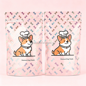 Custom Laminated Plastic Stand-Up Pouch for Pet Dog Food Treats <b>Cat</b> Food Packaging Bag - Product Image 3