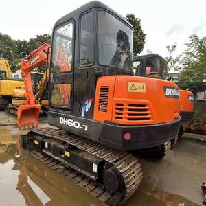Excavadora DOOSAN60 Usada a Bajo Precio para Excavación, DOOSAN DH60 de 6 Toneladas, 90% Nueva, DH60-7 DH80 Original Coreana con EPA, CE Agrícola - Product Image 2