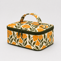 Trousse de Voyage Cosmétique en Nylon avec Logo Personnalisé, Sac Organisateur de Maquillage avec Poignée et Fermeture Éclair pour Articles de Toilette et Essentiels de Beauté - Fournisseur d'Usine