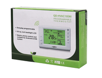 Thermostat avec écran LCD, contrôle de la température de chauffage et de refroidissement, avec fonction WIFI, contrôleur de température ambiante intelligent, thermostat HVAC