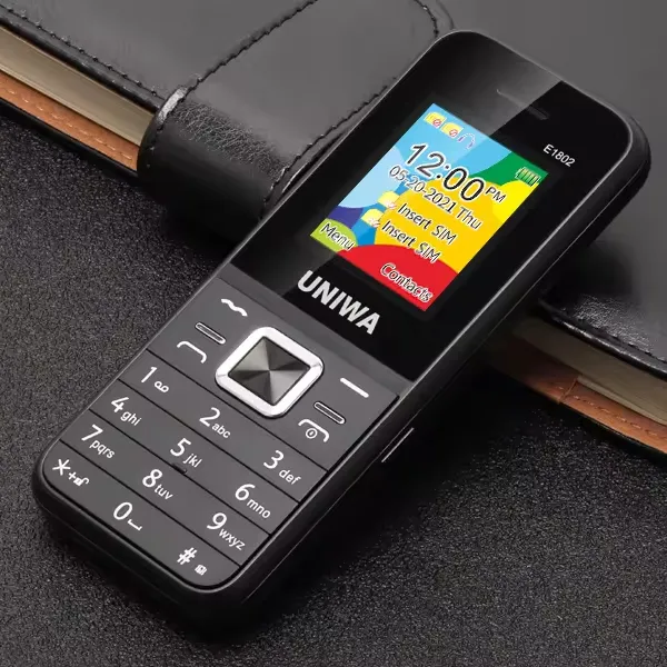 E1802 Customization Cheap GSM 2G Dual SIM Card FM Radio Keypad Classic Simple Mobila Mobile Feature Phone