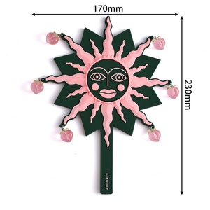 กระจกแต่งหน้าพกพาแบบพีวีซี ดีไซน์แฟชั่นตกแต่งรูปทรงแปลกตา ผลิตตามสั่งส่วนตัว - Product Image 2