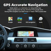 Système Linux 10.25 pouces sans fil CarPlay Android Auto lecteur multimédia de voiture pour BMW E60 E61 E62 E90 E91 E92 unité principale