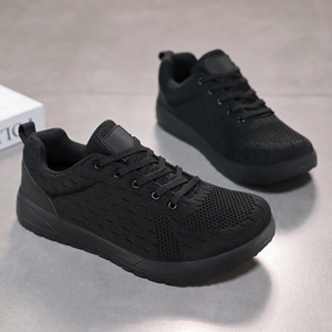 Zapatos de Punta Ancha con Malla Transpirable para Hombre, Zapatillas Antideslizantes para Caminar al Aire Libre, Cómodas y con Diseño Moderno - Product Image 4