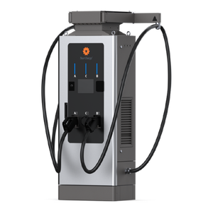 เครื่องชาร์จแบตเตอรี่ในรถยนต์ EV มาตรฐานยุโรป60kW ได้รับการรับรองจาก CE CCS2 + CCS2 + Type2 - Product Image 1