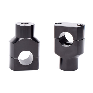 CNC Aluminum Handlebar Riser Kit 25mm <b>Black</b> Silver Motorcycle Modification Mounting <b>Bracket</b> For Harley Davidson Honda XL - Product Image 3