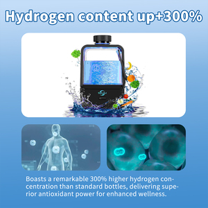 Bottiglia d'Acqua Idrogenata con Tecnologia di Elettrolisi SPE/<span class=keywords><strong>PEM</strong></span>, 350ml, Acqua Ricca di Idrogeno, Massaggio Sicuro - Product Image 5