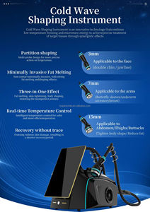 Nouvel appareil 2026 à 3 poignées pour remodelage corporel par ondes froides et raffermissement cutané - Product Image 4
