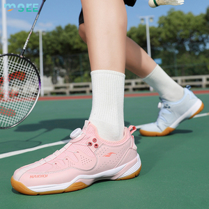 <span class=keywords><strong>Chaussures</strong></span> de badminton SeeMore à bouton rotatif antidérapantes, respirantes en maille et caoutchouc, pour l'entraînement, le pickleball et le tennis - Product Image 3