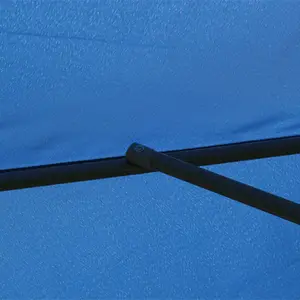 Fabricants Parapluie extérieur de grande taille à manivelle 8 nervures en aluminium pour table de jardin