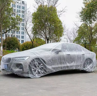Fabricant en gros de housses de voiture jetables en plastique transparent universel PE pour réparation automobile, accessoires intérieurs