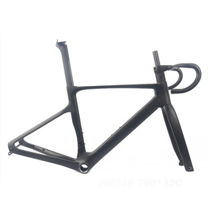 Cadre de vélo de route WILU ultra-léger en fibre de carbone, frein à disque, tout interne, course - Product Image 1