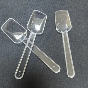 Disposable Clear Colors Ice Cream Spoon Plastic Mini Spoon