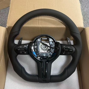 Volante de Coche de Cuero Completo con Base Plana para <span class=keywords><strong>BMW</strong></span> F30 F10 F21 F22 F15 F16 F45 F32 X1 X2 X3 X4 E70 E90, Modelo Plug and Play - Product Image 6