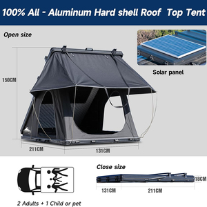 Tenda da Tetto per Jeep di Lusso Pieghevole Grand Terrain con Pali in Alluminio per Quattro Stagioni, Materasso in Schiuma ad Alta Densità, Tessuto in Poliestere - Product Image 6