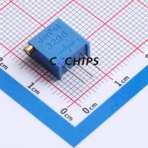 Résistance/potentiomètre réglable 3296X-1-502, composant traversant (THT)-3P, 9,5x4,9 mm, résistance 5 kOhm, 10 %, 500 mW, 250 ppm/ ℃ - Product Image 1