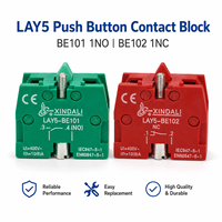 Bloc de contact auxiliaire XINDALI LAY5-BE101 BE102 1NO 1NC pour interrupteur à bouton-poussoir de 22 mm