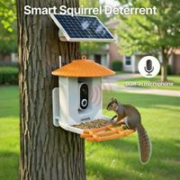 Mangeoire à oiseaux solaire OEM avec reconnaissance IA des oiseaux, caméra HD 3MP, vision nocturne couleur, dissuasion des écureuils et contrôle par application