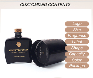 Bougie parfumée Ascencia en cire de soja céramique noire mate avec mèche en bois, arôme boisé, aromathérapie, décoration d'intérieur - Product Image 6