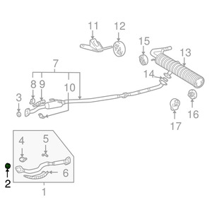 La junta del tubo delantero del tubo de escape 17451-74040 es adecuada para la junta del tubo de escape de la Junta del donut de varios materiales de <span class=keywords><strong>Toyota</strong></span> - Product Image 6