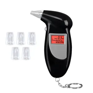 Xách tay breathalyzer rượu Tester rượu Detector với Keychain