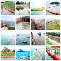 Barrière flottante environnementale Oilspillpro WGV1100H pour les objets flottants dans les eaux
