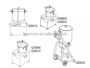 เครื่องมือผสมและตัดอาหารเชิงพาณิชย์สำหรับผักพริกผักชีจาลาเปโน่เครื่องเตรียมอาหารและหั่นผักอย่างรวดเร็ว - Product Image 6