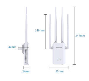 COMFAST 300Mbps WiFi Booster CF-WR 304S V2 Répéteur <span class=keywords><strong>sans</strong></span> <span class=keywords><strong>fil</strong></span> avec <span class=keywords><strong>lampe</strong></span> pilote - Product Image 6