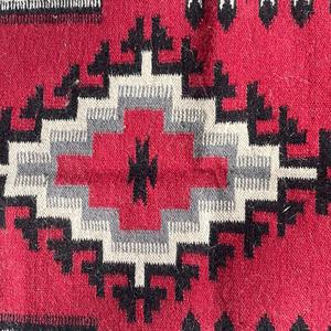 Handwoven Southwestern Kilim Wool Rug Tribal Geometric Area Rug for Living <b>Room</b> Bedroom - Product Image 5