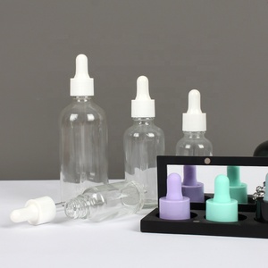 <span class=keywords><strong>5Ml</strong></span> 10Ml 15Ml 20Ml 30Ml 50Ml 100Ml Rõ Ràng Glass Tinctures Chai Với 18/410 Tre Nhỏ Giọt - Product Image 2