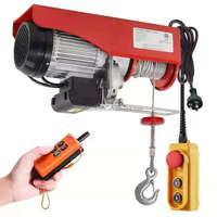 Treuil électrique 220v Mini palan à câble métallique 380v 500kg Petit mini câble métallique électrique 12v 220v