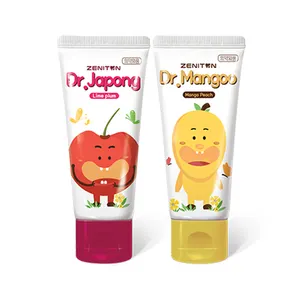 Dr.Zenni Persoonlijke Verzorging Geschenk Tanden Whitening Kinderen Fruit Smaak Organische Tandpasta Tandpasta Voor Kinderen