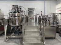 Équipement de mélange à cisaillement élevé pour soins de la peau de 300 litres, mélangeur de crème fouettée pour beurre corporel, homogénéisateur sous vide, machine de mélange