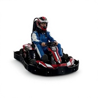 Go Kart Eléctrico LANLIN para Adolescentes - Transmisión por Cadena, Freno de Disco, Velocidad Máxima de 40 km/h, Carga de 200 kg, 1000 W, Uso en Exteriores