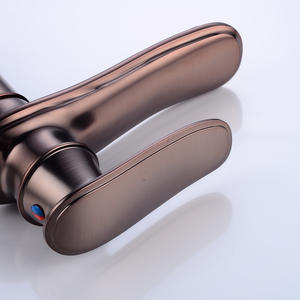 Grifo de lavabo de estilo europeo, encimera de cobre completo, oro antiguo, clásico - Product Image 6