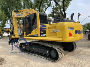 Komatsu รถขุดตีนตะขาบขนาดกลางสำหรับ PC200-8 20ton มือสองอุปกรณ์เครื่องจักรกลสำหรับงานหนัก - Product Image 3