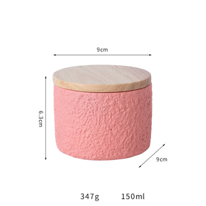Urna Moderna Artesanal de Bambu e Cimento à Prova de Umidade para Cinzas de Animais de Estimação (Cães e Gatos) - Artigos Funerários Comemorativos - Product Image 4