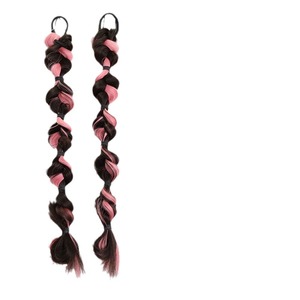 Peluca larga con trenzas de burbujas, cabello trenzado con mecanismo de alambre de alta temperatura para cualquier forma de rostro y cualquier color de piel - Product Image 2