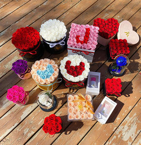 Caja de Flores Preservadas de Gran Tamaño, Rosas Eternas Preservadas, Flores Naturales Preservadas, Caja de Rosas Eternas - Product Image 3