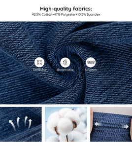 Vractivewholesale Leggings en <span class=keywords><strong>jean</strong></span> uni pour femme, <span class=keywords><strong>taille</strong></span> mi-<span class=keywords><strong>haute</strong></span>, avec poches latérales, effet <span class=keywords><strong>sculptant</strong></span>, extensibles dans les quatre sens, style athleisure - Product Image 4