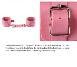แฟชั่นยอดนิยม fullyoung BDSM สายรัดหนังเซ็กซี่ handcuffs, whips, หน้ากากปิดตา7ชิ้นผลิตภัณฑ์เพศผู้ใหญ่