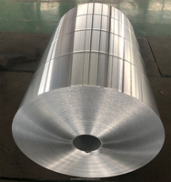 Rouleau de feuille d'aluminium souple enduite 8011 3004 8021 3005 couleur argent, qualité alimentaire, imprimé pour matériau isolant