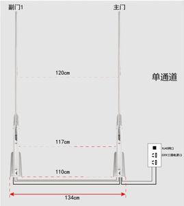 Sách Thư Viện Kiểm Soát Truy Cập Cổng Đọc <span class=keywords><strong>HF</strong></span>/UHF Hệ Thống Báo Động Chống Trộm EAS Đầu Đọc Cổng <span class=keywords><strong>Rfid</strong></span> Uhf 13.56MHz - Product Image 4